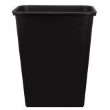 Amazon Basics 10-Gallon Wastebasket 2-Pack Black