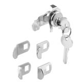 PRIME-LINE Mailbox Lock Replacement Nickel 1 Pack