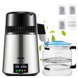 VEVOR 1.1 Gal Water Distiller Silver