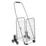dbest Products Stair Climber Cruiser Cart Silver