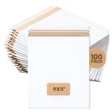 BOX USA Rigid Mailers 9 x 11 100-Pack