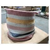 Multi-Colored Woven Rope Storage Basket $25.00