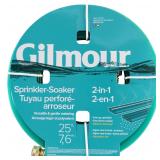 Gilmour 2-in-1 Soaker Sprinkler Hose 25 ft