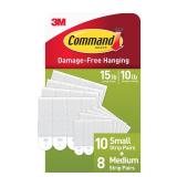 Command Picture Hanging Strips SM 18 Pairs