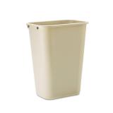 Rubbermaid 10.25-Gallon Deskside Wastebasket Beige