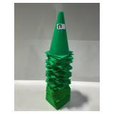 Green Agility Training Cones New