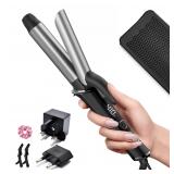 TECSIX 1 Dual Voltage Travel Curling Iron