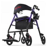 Metro Mobility 2-in-1 Rollator Walker Purple