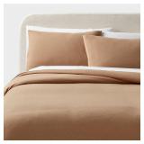 Threshold King Jersey Duvet  Sham Set Lt. Brown