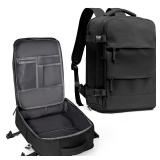 Coowoz 25L Travel Backpack Black Waterproof