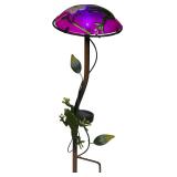 Trademark Innovations Solar Frog Mushroom Stake 12