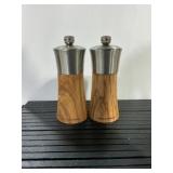 Cole  Mason Olive Wood Salt  Pepper Mill Set