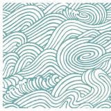 NuWallpaper Teal Aqua Wave Peel  Stick Wallpaper