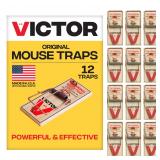 Victor Metal Pedal Mouse Traps 12-Pack $12.99