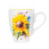 DEMDACO Dean Crouser Sunflower 16oz Mug