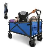 SAILARY Collapsible Wagon Blue 18.9x15x5