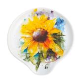 DEMDACO Sunflower Spoon Rest 5x5 Watercolor