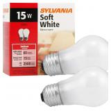 SYLVANIA Incandescent A15 Bulb 15W 2-Pack