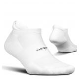 Feetures Max Cushion Ankle Socks White Medium