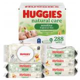 Huggies Natural Care Sensitive Wipes 288 Count