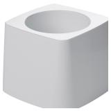 Rubbermaid Toilet Brush Holder 5x5x3.9 White