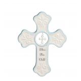 DEMDACO Bless This Child Pink Cross 7L