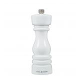 Cole  Mason 7 White Gloss Salt  Pepper Mill