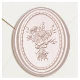 UNIQOOO Floral Wax Seal Stickers 50 Pcs Champagne
