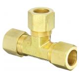 Anderson Metals Brass Compression Tee 12
