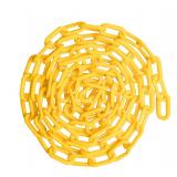 US Weight 2 x 25 Yellow Plastic Safety Chain