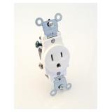 Leviton 15A 125V Single Outlet White