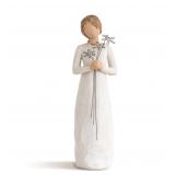 Willow Tree Grateful 9 Hand-Painted Figurine
