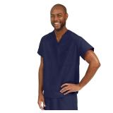 Medline XX-Large Reversible Scrub Top Navy