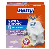 Hefty 13 Gallon Ultra Strong Trash Bags 80 Ct