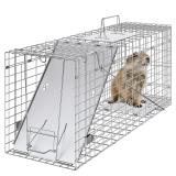 VEVOR Live Animal Trap 31x10x12 Galvanized Cage