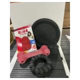KONG Large Dog Toy Bundle Classic Bone Ring Flyer