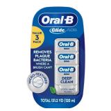 Oral-B Glide Deep Clean Floss 3 Pack 131.2 YD
