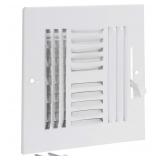 EZ-FLO 8x8 HVAC Vent Cover White