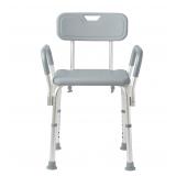 Medline Shower Chair with Backrest 350lb Capacity