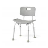 Medline Bath Bench 19.5W Gray