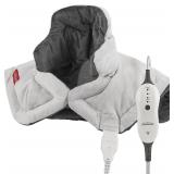 Sunbeam 22x19 Contoured Neck Heating Pad - Grey