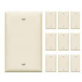 ENERLITES 1-Gang Blank Wall Plate Light Almond