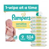 Pampers Sensitive Baby Wipes 504 Count
