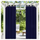 Pro Space Dark Blue Outdoor Curtain 50x108in