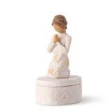 Willow Tree Prayer of Peace Keepsake Box 5.5 Tall