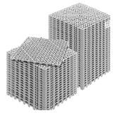 VEVOR 12-Pack Interlocking Drainage Mats 12x12