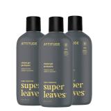 ATTITUDE Mens Body Wash Amber  Citrus 3x14oz