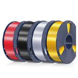 SUNLU Silk PLA 3D Printer Filament 4KG Bundle
