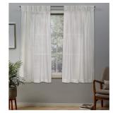 Exclusive Home Belgian Sheer Curtains 30x63...