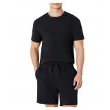 Amazon Essentials Mens Pajama Set Black Medium